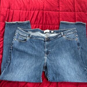 Coldwater Creek Plus Size Straight leg Jeans